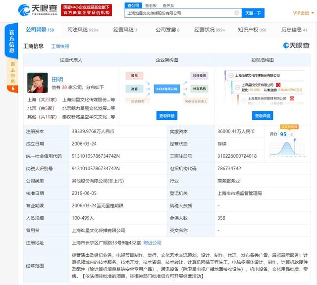 被執(zhí)行超588萬 燦星文化陷入財務(wù)迷霧，文化藝術(shù)經(jīng)紀代理面臨挑戰(zhàn)